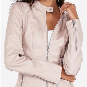 Like New Express Vegan Leather Jacket